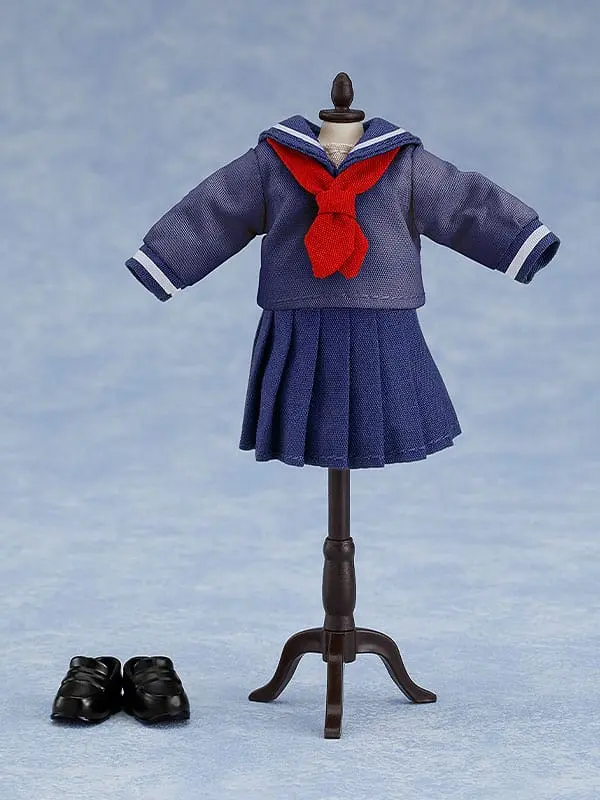 Original Character for Nendoroid Doll Figures Outfit Set: Long-Sleeved Sailor Outfit (Navy) figura kiegészítő csomag termékfotó
