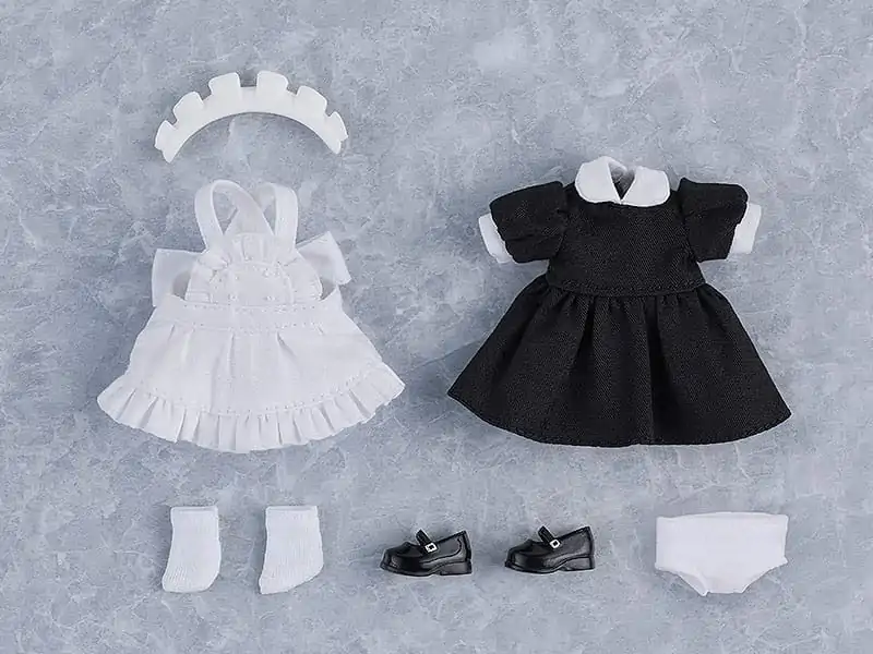 Original Character for Nendoroid Doll Figures Outfit Set: Maid Outfit Mini (Black) termékfotó