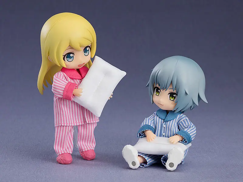 Original Character for Nendoroid Doll Figures Outfit Set: Pajamas (Blue) termékfotó