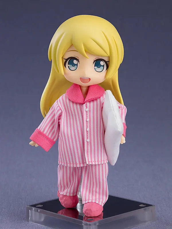 Original Character for Nendoroid Doll Figures Outfit Set: Pajamas (Pink) termékfotó