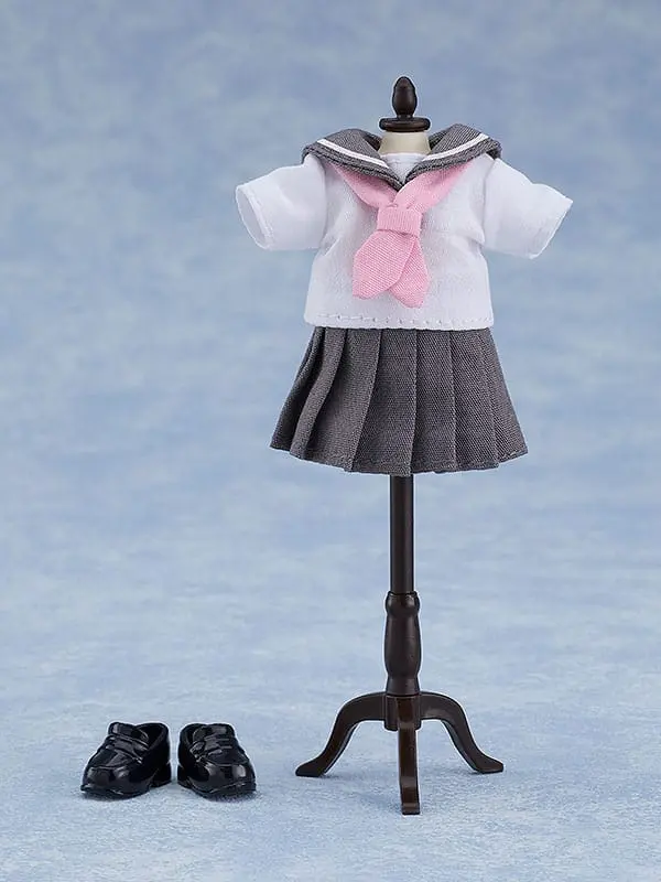 Original Character for Nendoroid Doll Figures Outfit Set: Short-Sleeved Sailor Outfit (Gray) figura kiegészítő csomag termékfotó