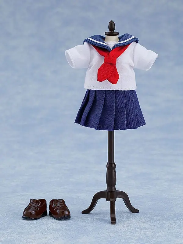 Original Character for Nendoroid Doll Figures Outfit Set: Short-Sleeved Sailor Outfit (Navy) figura kiegészítő csomag termékfotó