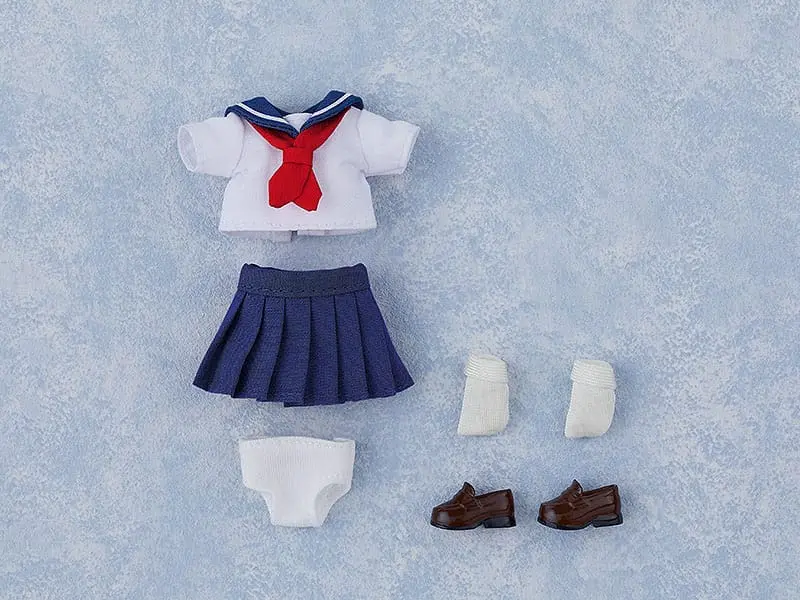 Original Character for Nendoroid Doll Figures Outfit Set: Short-Sleeved Sailor Outfit (Navy) figura kiegészítő csomag termékfotó