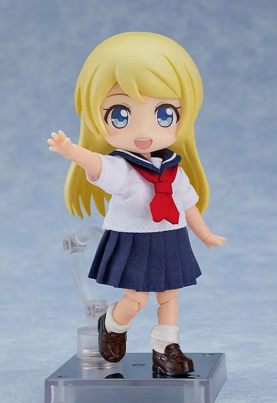 Original Character for Nendoroid Doll Figures Outfit Set: Short-Sleeved Sailor Outfit (Navy) figura kiegészítő csomag termékfotó