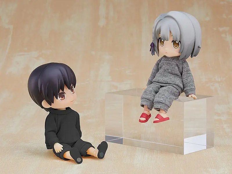 Original Character Zubehör-Set für Nendoroid Doll Actionfiguren Outfit Set: Sweatshirt and Sweatpants (Black) termékfotó