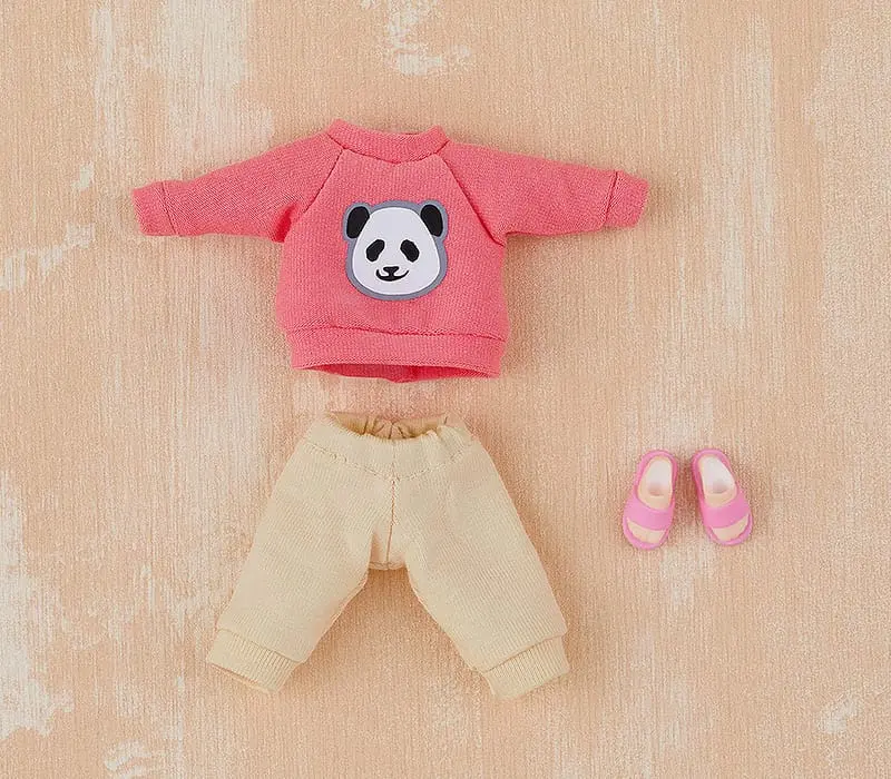 Original Character for Nendoroid Doll Figures Outfit Set: Sweatshirt and Sweatpants (Pink) termékfotó