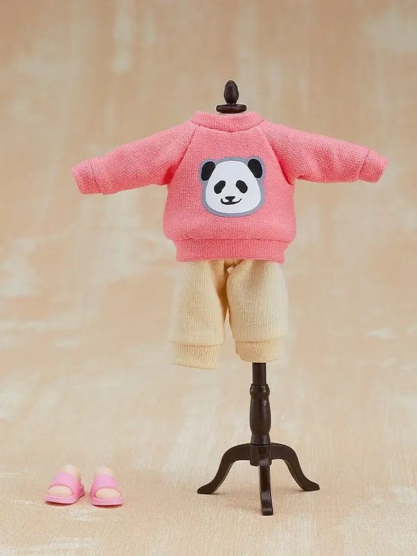 Original Character for Nendoroid Doll Figures Outfit Set: Sweatshirt and Sweatpants (Pink) termékfotó