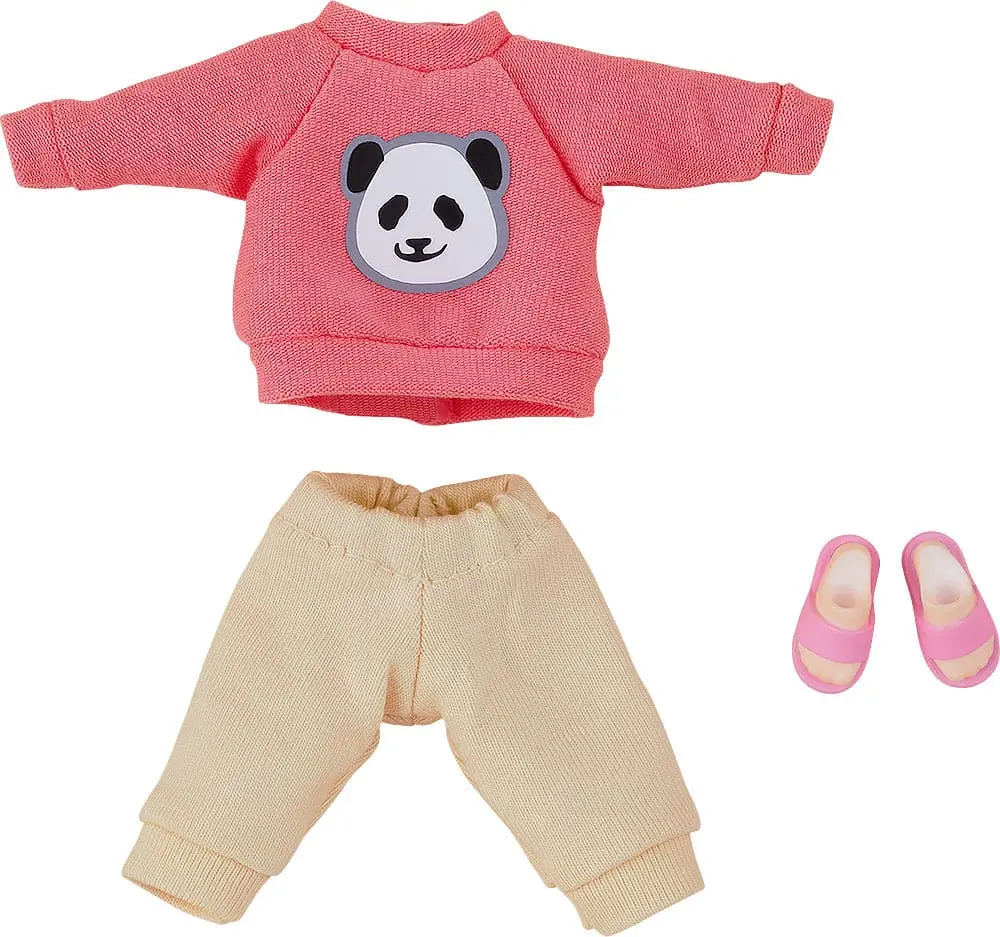 Original Character for Nendoroid Doll Figures Outfit Set: Sweatshirt and Sweatpants (Pink) termékfotó