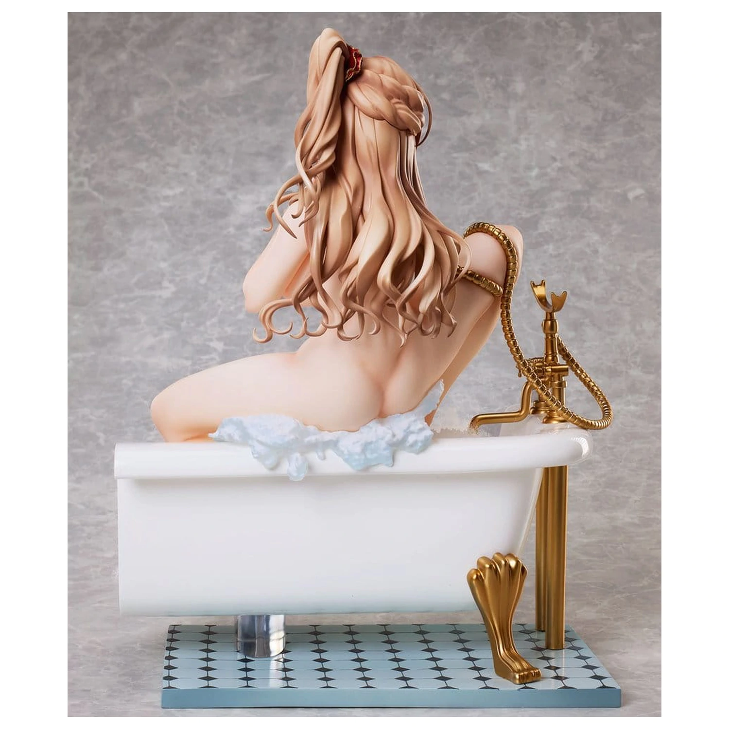Original Character Girl in the Bath Illustration by Ponzu PVC figura 26 cm termékfotó