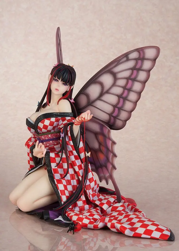 Original Character Hoteri Red Butterfly Illustration by Jin Happobi PVC szobor figura 16 cm termékfotó