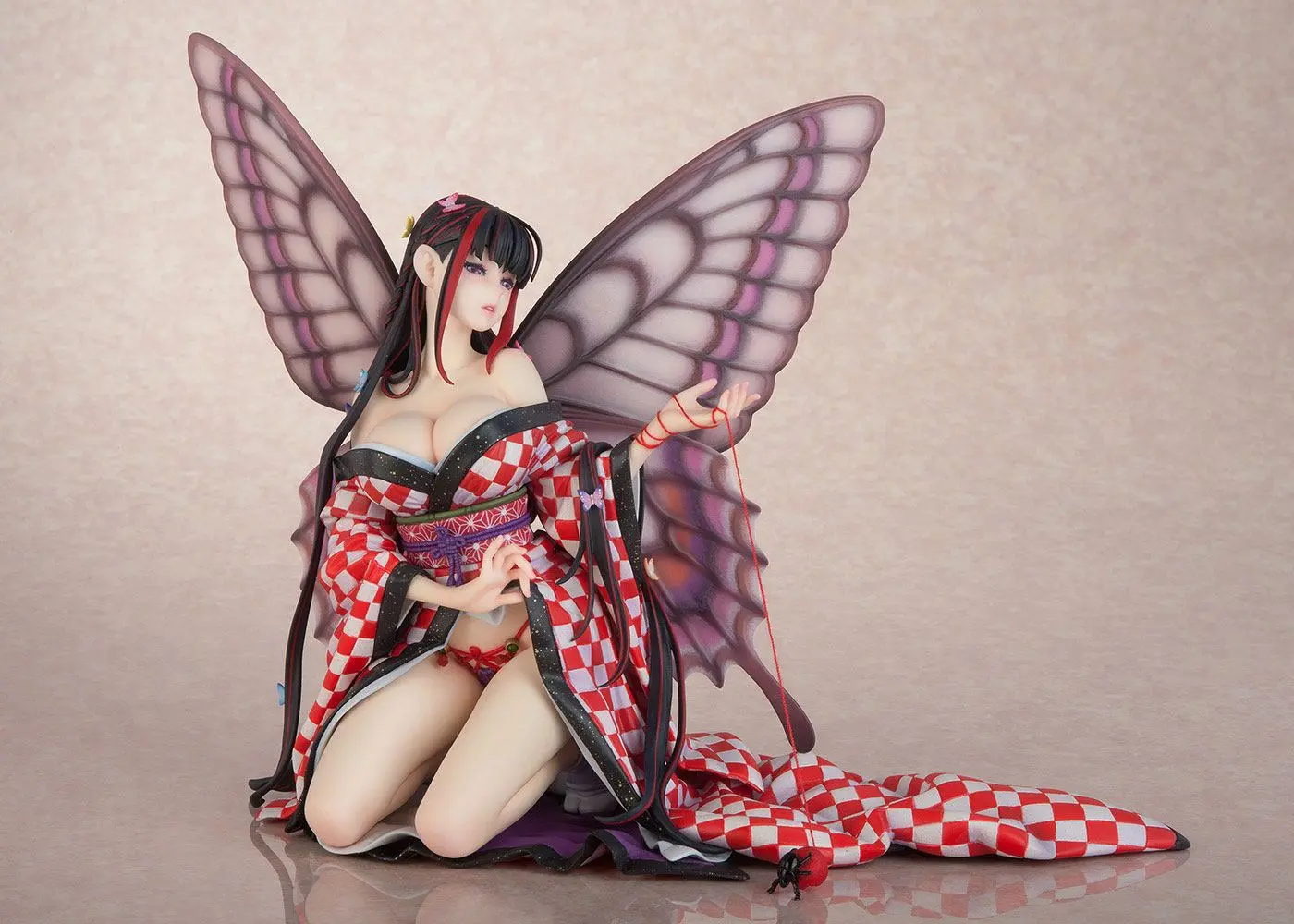 Original Character Hoteri Red Butterfly Illustration by Jin Happobi PVC szobor figura 16 cm termékfotó