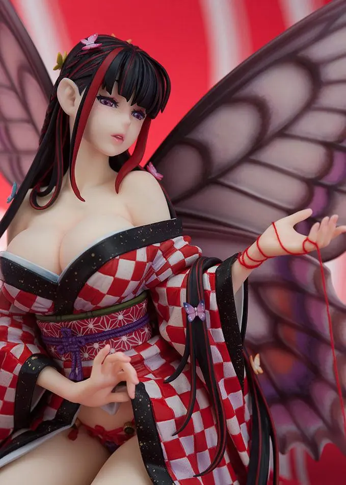 Original Character Hoteri Red Butterfly Illustration by Jin Happobi PVC szobor figura 16 cm termékfotó