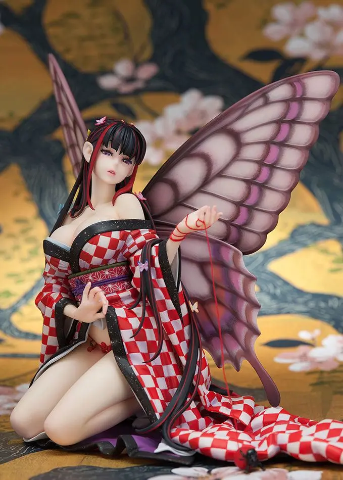 Original Character Hoteri Red Butterfly Illustration by Jin Happobi PVC szobor figura 16 cm termékfotó