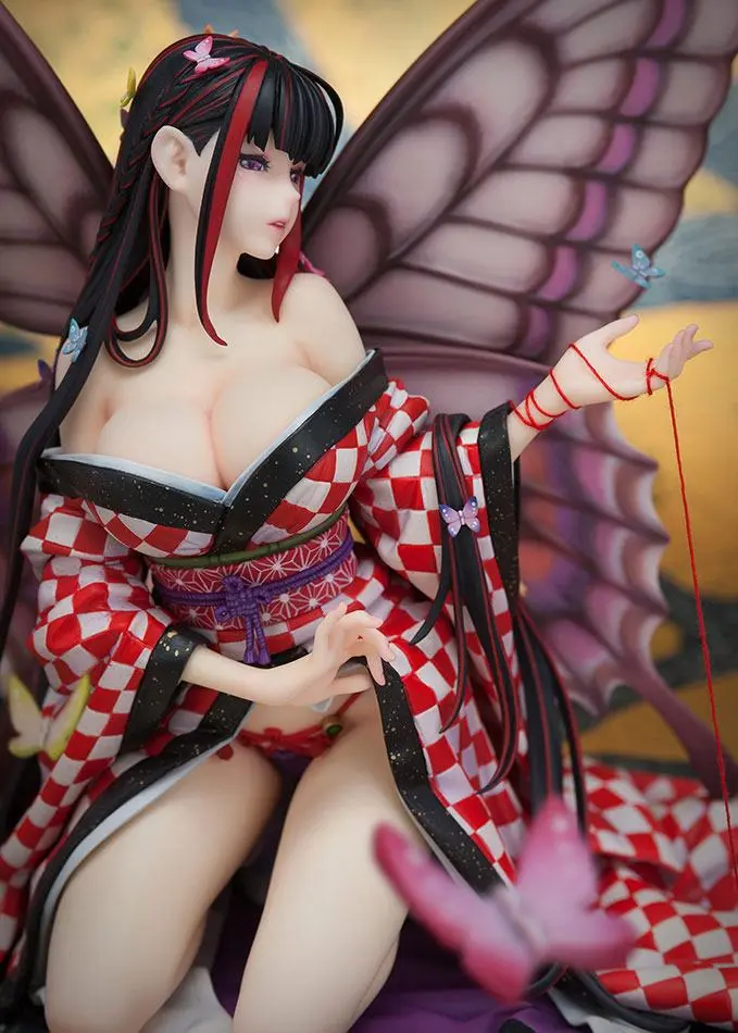 Original Character Hoteri Red Butterfly Illustration by Jin Happobi PVC szobor figura 16 cm termékfotó