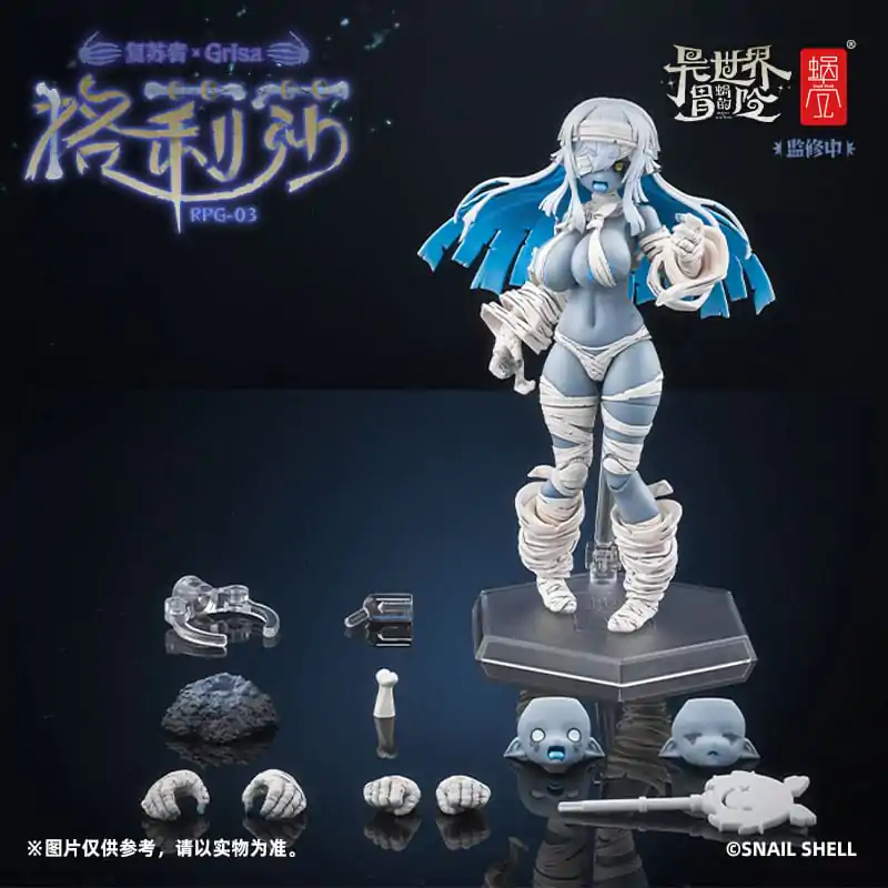 Original Character Kit 1/12 RPG-03 Zombie Girl Grisa akciófigura 15 cm termékfotó