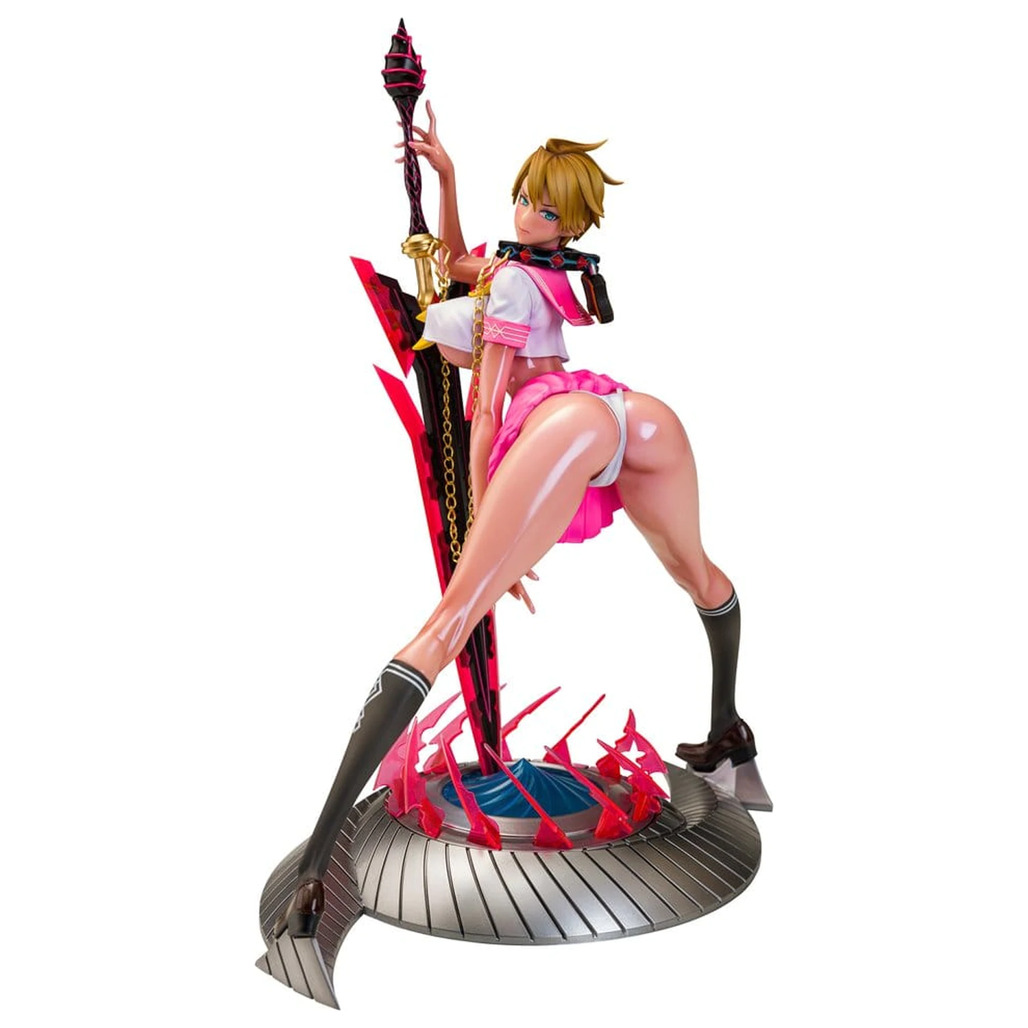 Original Character Mahou Shoujo Series szobor figura 1/6 Rui Asuka Pink Summer Sailor Ver. Illustration by Raita 29 cm termékfotó