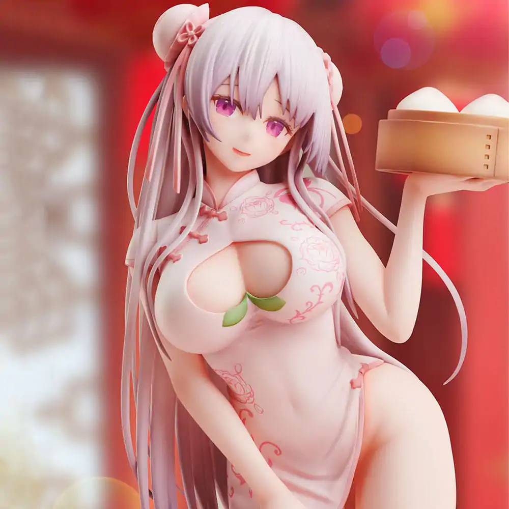 Original Character Miko Illustration Momoman-chan PVC szobor figura 29 cm termékfotó