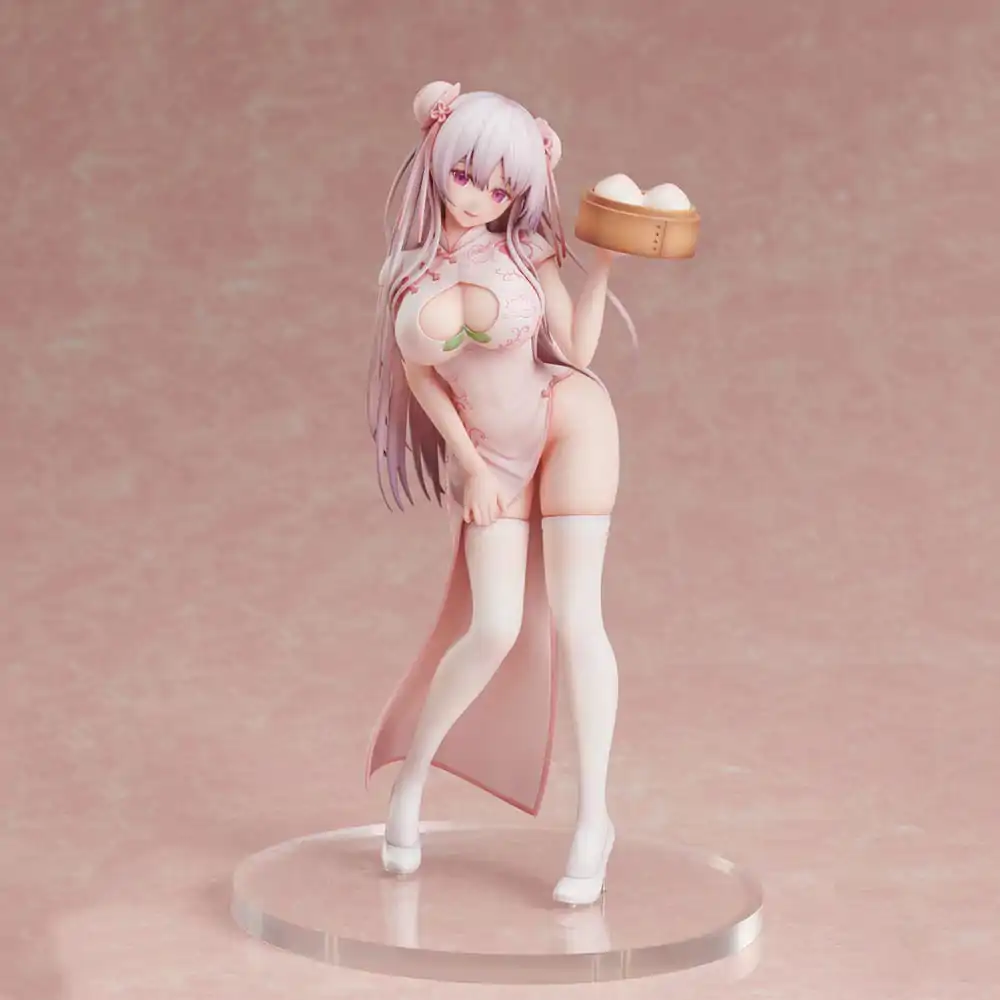 Original Character Miko Illustration Momoman-chan PVC szobor figura 29 cm termékfotó