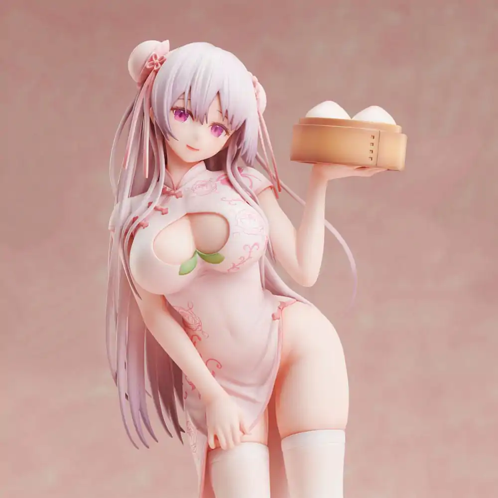 Original Character Miko Illustration Momoman-chan PVC szobor figura 29 cm termékfotó