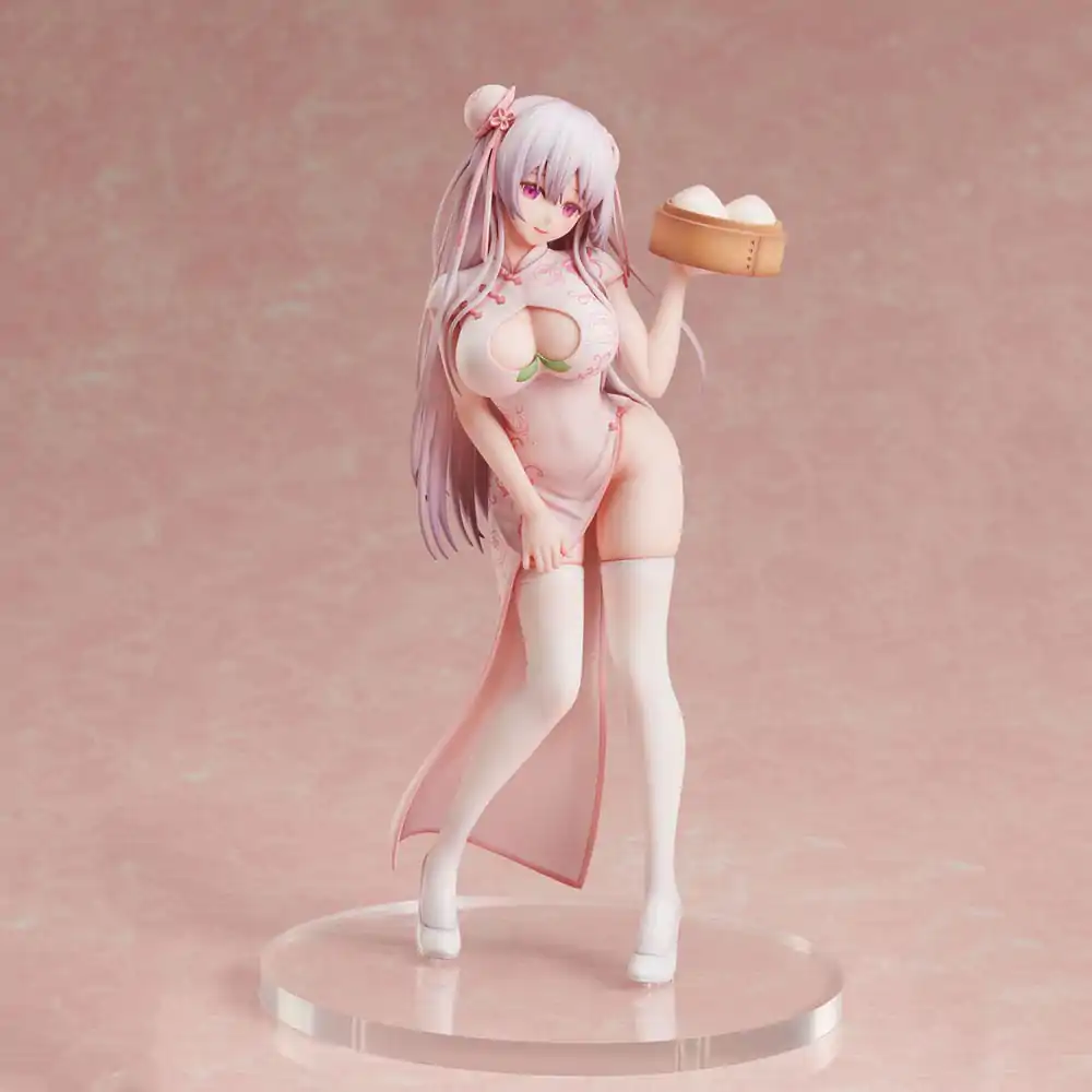 Original Character Miko Illustration Momoman-chan PVC szobor figura 29 cm termékfotó