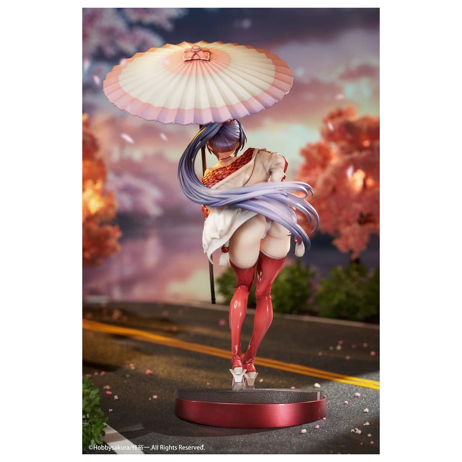 Original Character Miko Shoujo 1/7 Miko Race Queen Ver. PVC figura 33 cm termékfotó