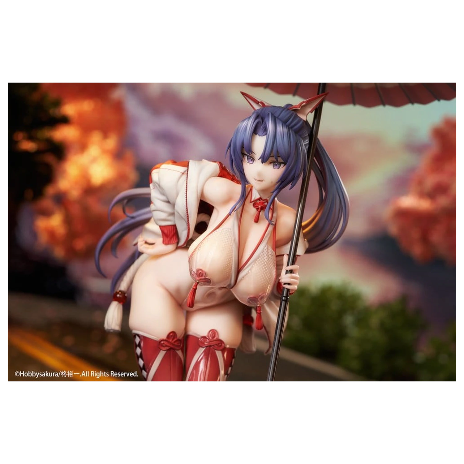 Original Character Miko Shoujo 1/7 Miko Race Queen Ver. PVC figura 33 cm termékfotó