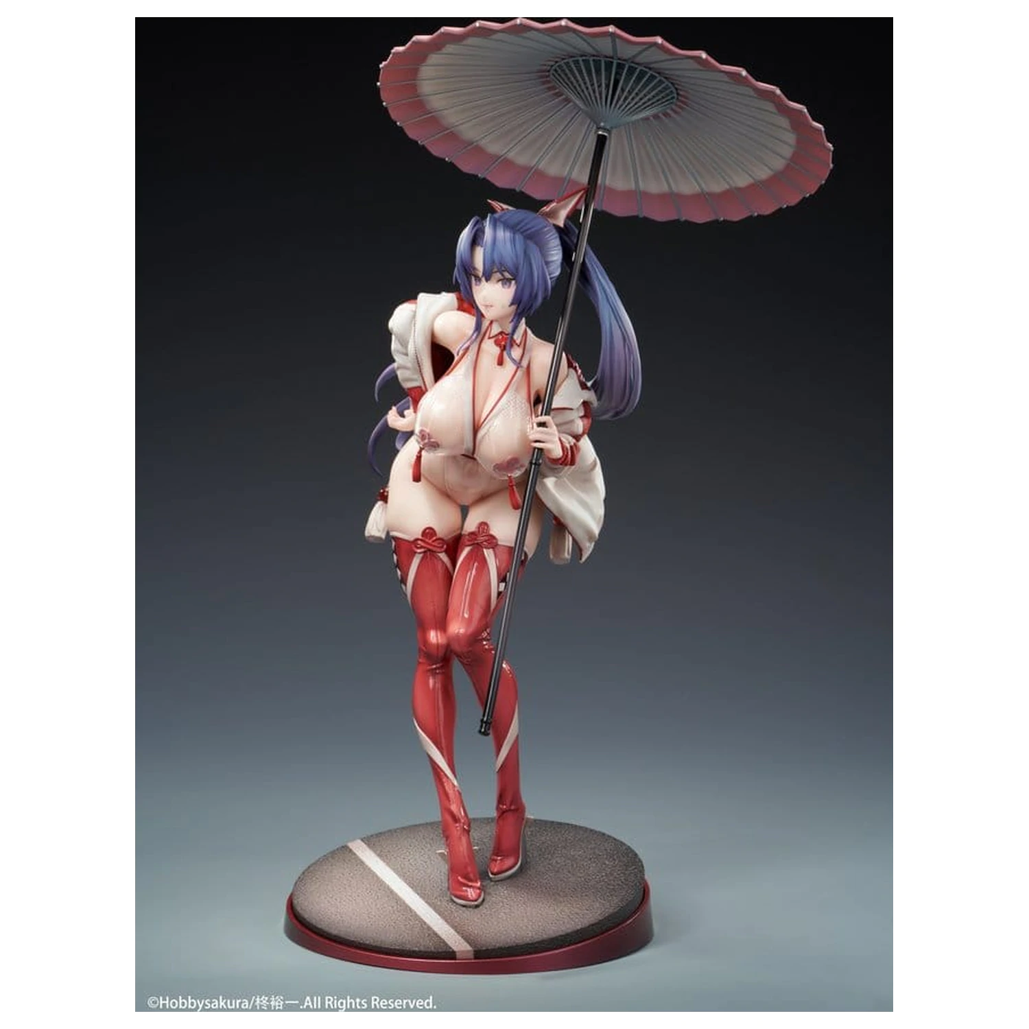 Original Character Miko Shoujo 1/7 Miko Race Queen Ver. PVC figura 33 cm termékfotó