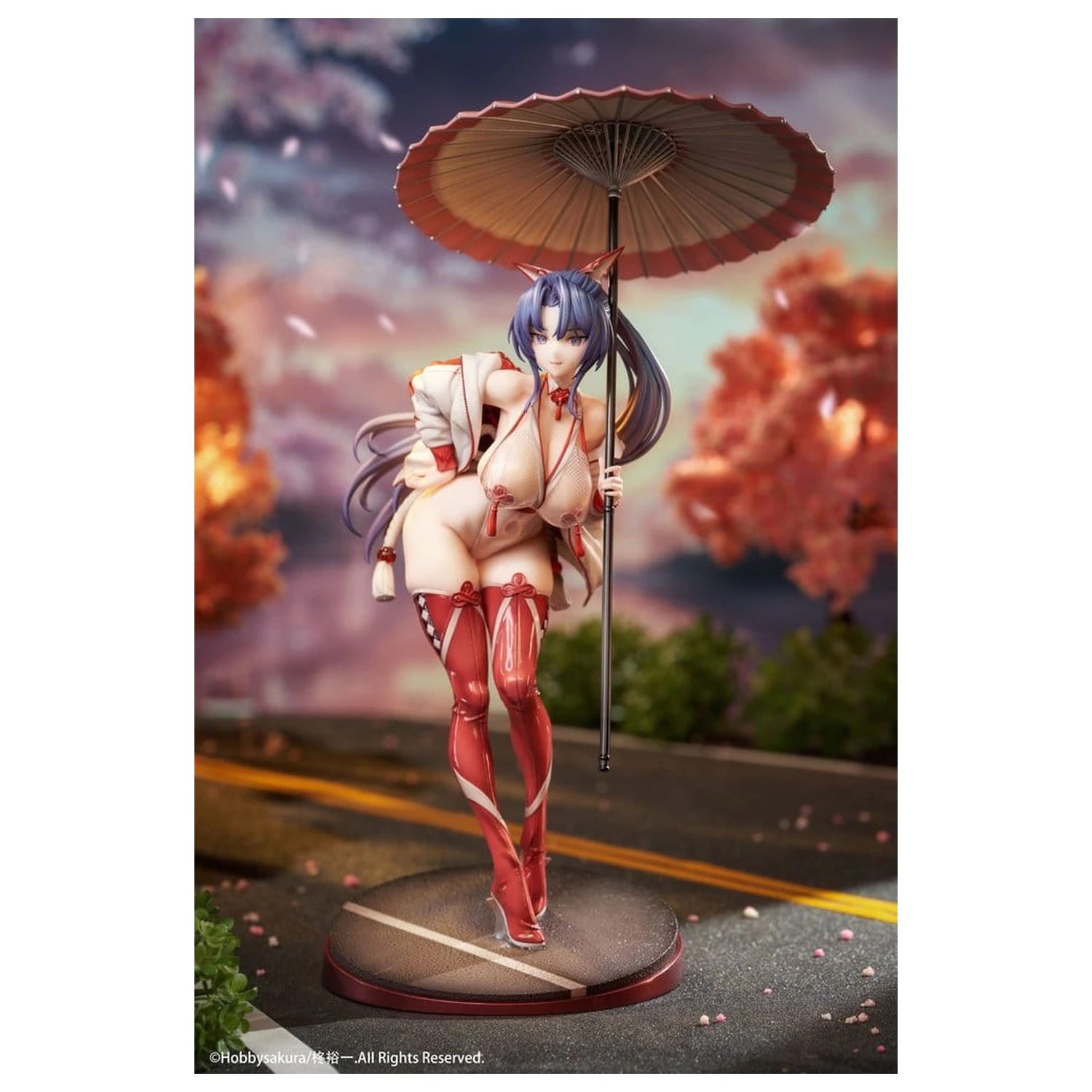 Original Character Miko Shoujo 1/7 Miko Race Queen Ver. PVC figura Deluxe Edition 33 cm termékfotó