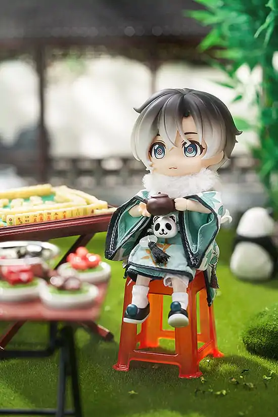 Original Character Nendoroid Doll akciófigura Chinese-Style Panda Mahjong: Laurier 14 cm termékfotó