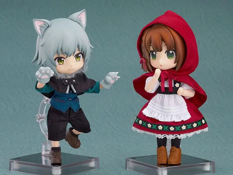 Original Character Nendoroid Doll akciófigura Wolf: Ash 14 cm termékfotó