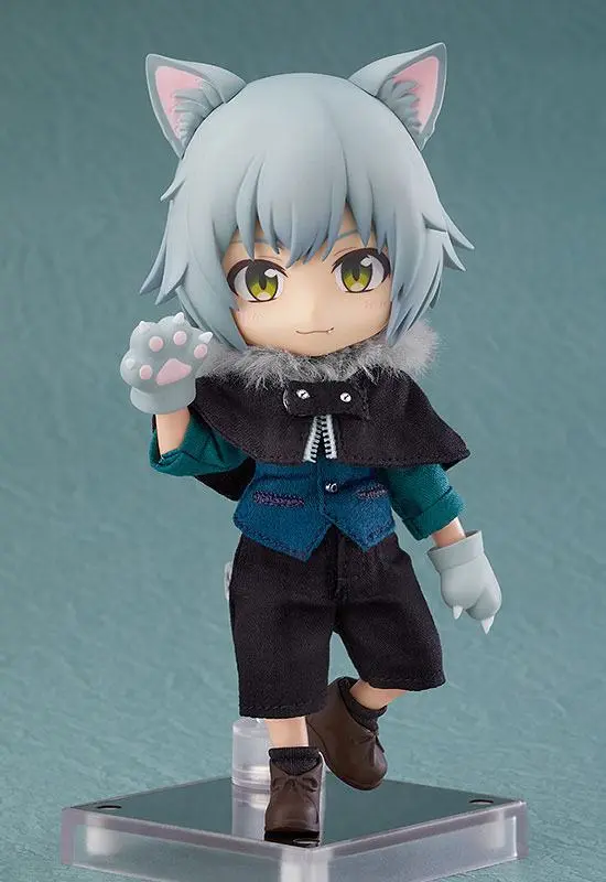 Original Character Nendoroid Doll akciófigura Wolf: Ash 14 cm termékfotó