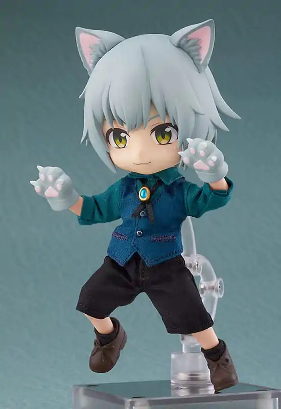 Original Character Nendoroid Doll akciófigura Wolf: Ash 14 cm (re-run) termékfotó