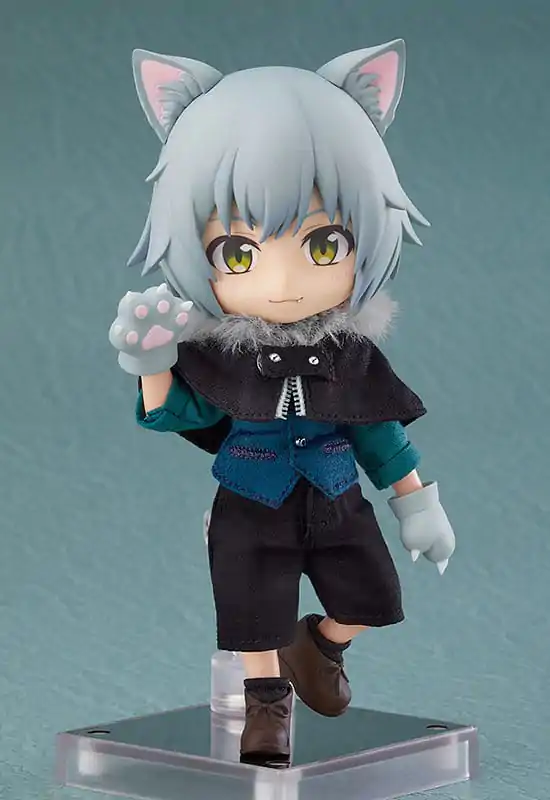 Original Character Nendoroid Doll akciófigura Wolf: Ash 14 cm (re-run) termékfotó