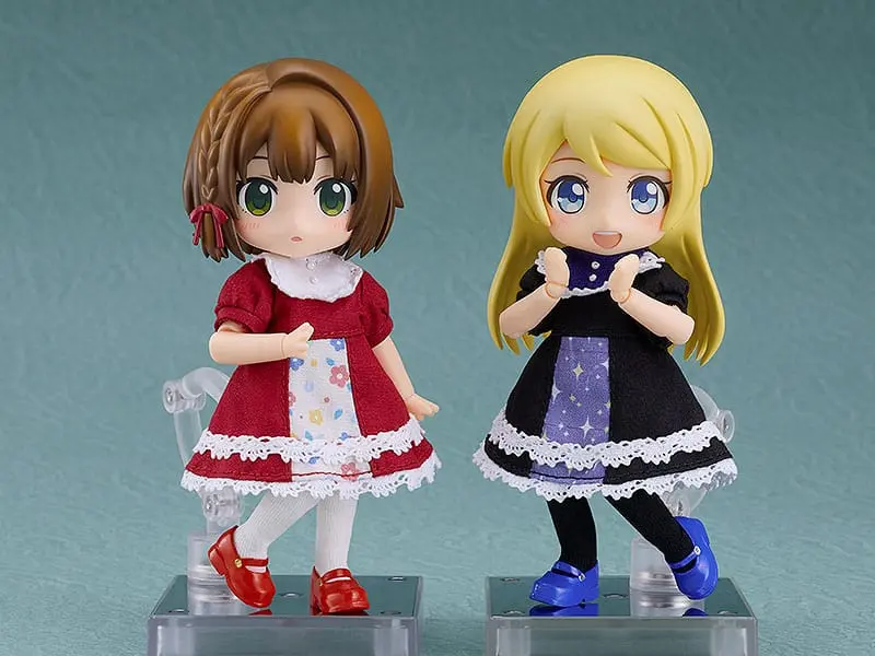 Original Character Nendoroid Doll Figures Outfit Set: Old-Fashioned Dress (Black) termékfotó