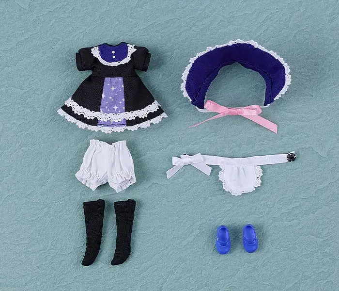 Original Character Nendoroid Doll Figures Outfit Set: Old-Fashioned Dress (Black) termékfotó