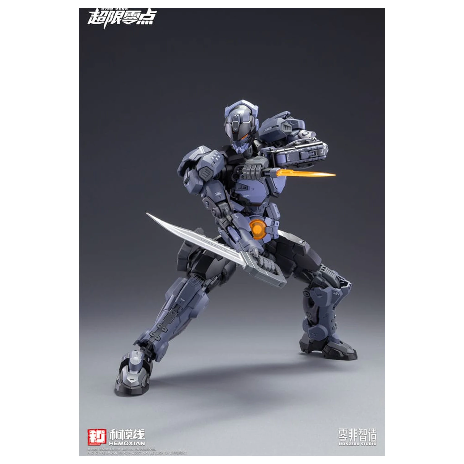 Original Character Over Zero Series 1/10 Baki modell készlet 21 cm    termékfotó