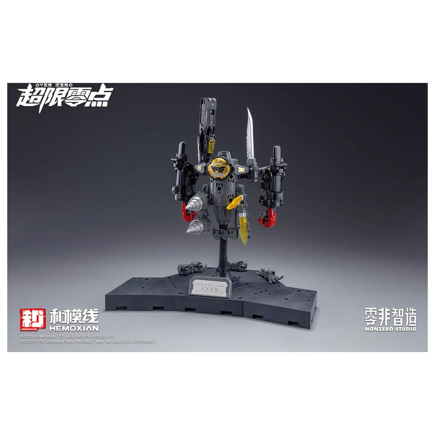 Original Character Over Zero Series 1/10 Baki modell készlet 21 cm    termékfotó