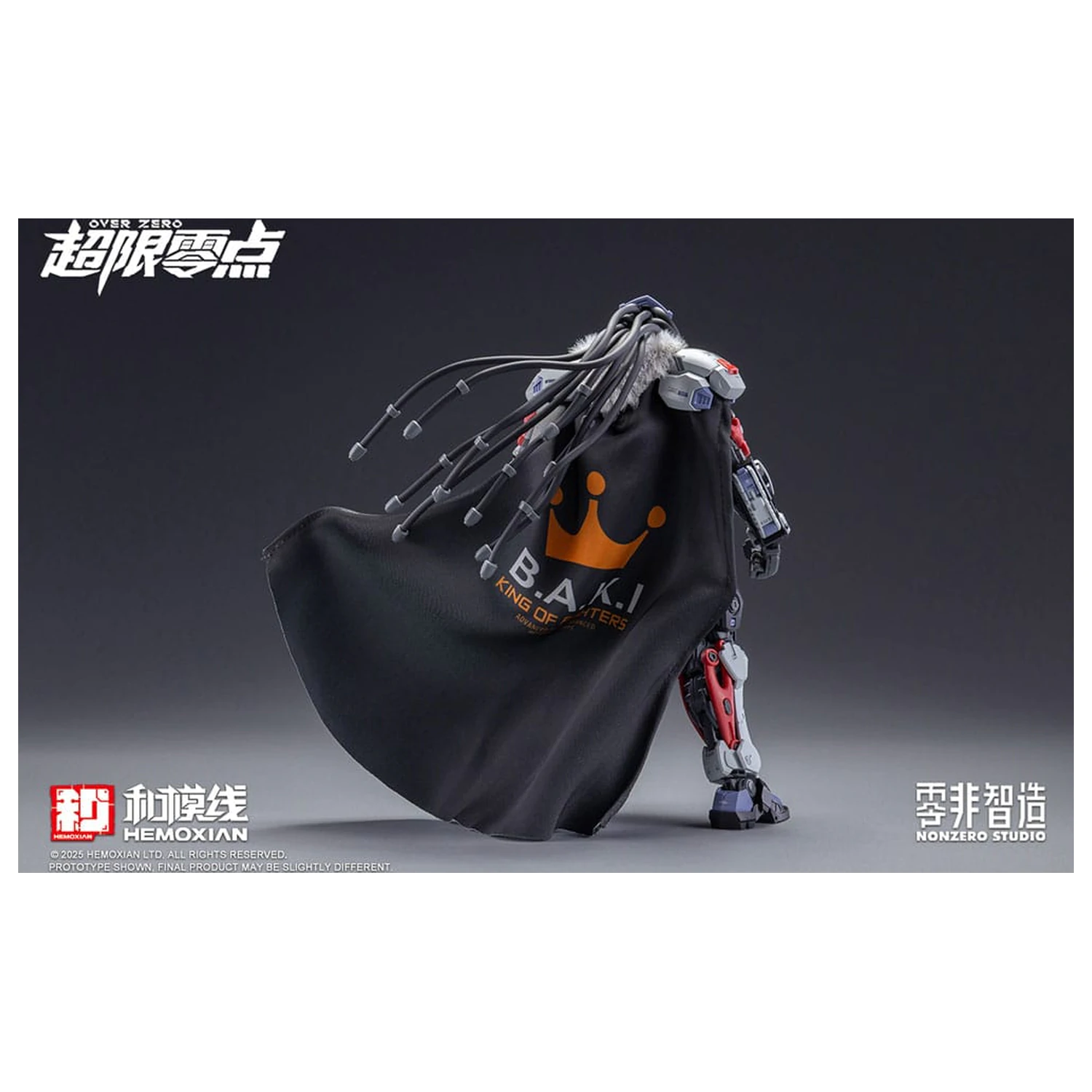 Original Character Over Zero Series 1/10 Baki modell készlet 21 cm    termékfotó