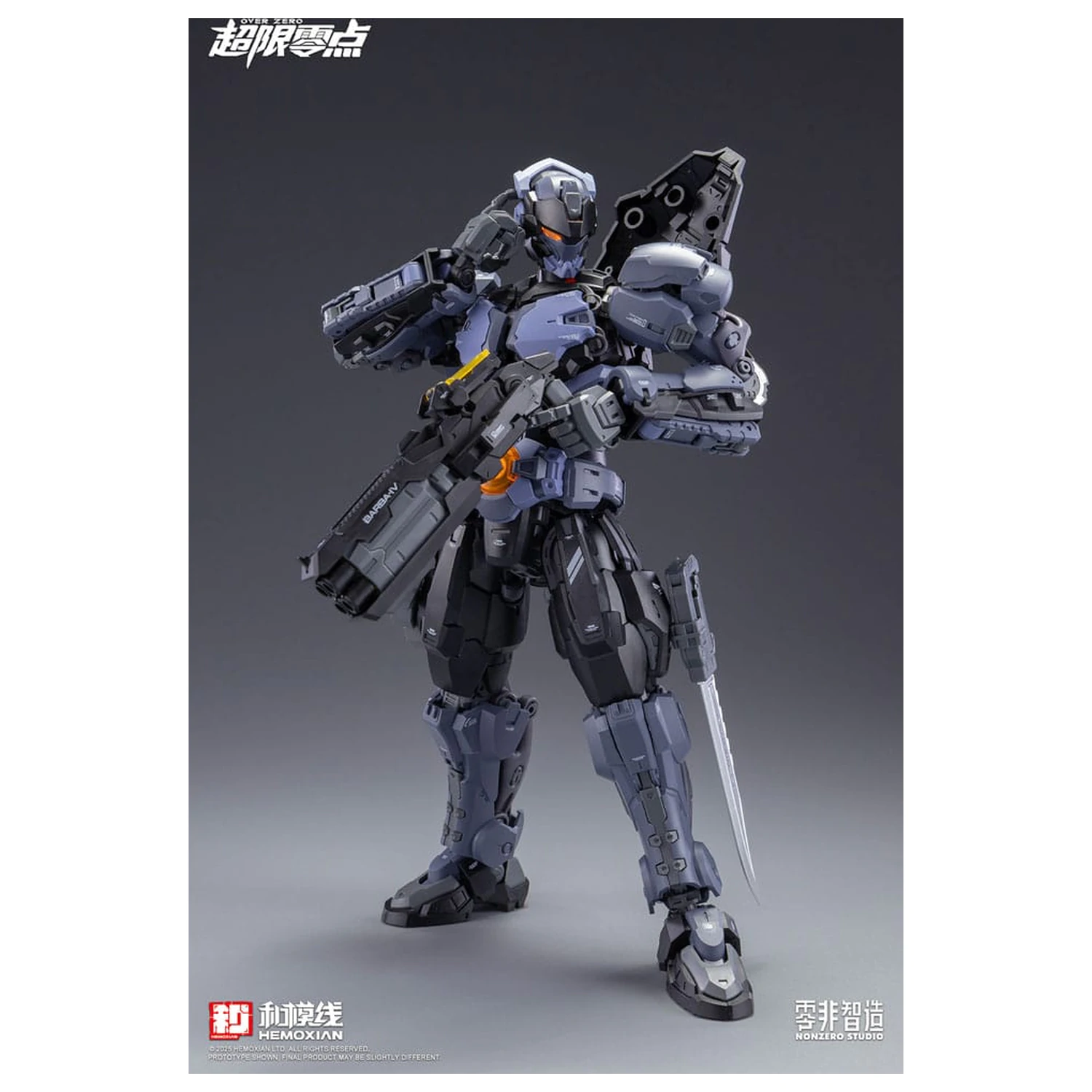 Original Character Over Zero Series 1/10 Baki modell készlet 21 cm    termékfotó