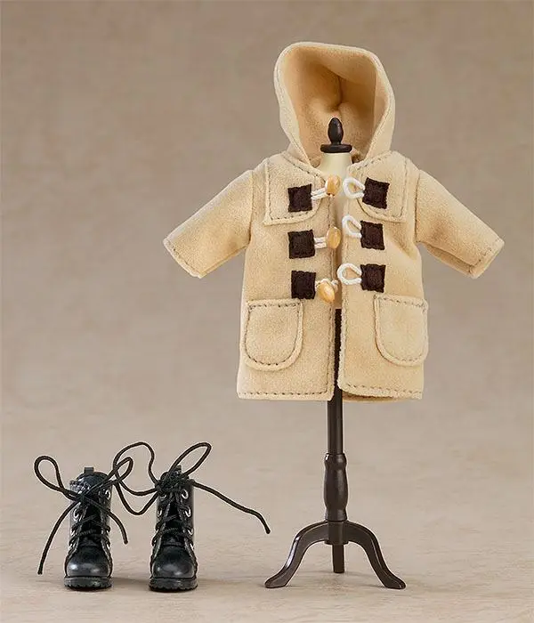 Original Character Parts for Nendoroid Doll Figures Warm Clothing Set: Boots & Duffle Coat (Beige) termékfotó