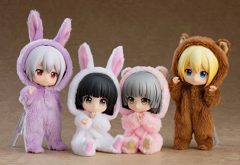 Original Character Parts for Nendoroid Doll Figures Kigurumi Pajamas (Rabbit - Purple) termékfotó