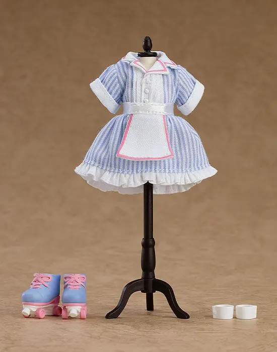 Original Character Parts for Nendoroid Doll Figures Outfit Set: Diner - Girl (Blue) termékfotó