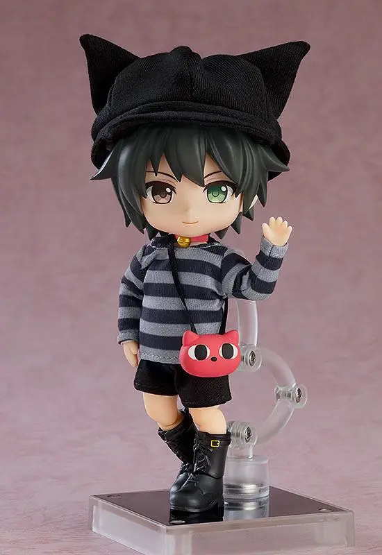 Original Character Parts for Nendoroid Doll Figures Outfit Set: Cat-Themed Outfit (Gray) termékfotó