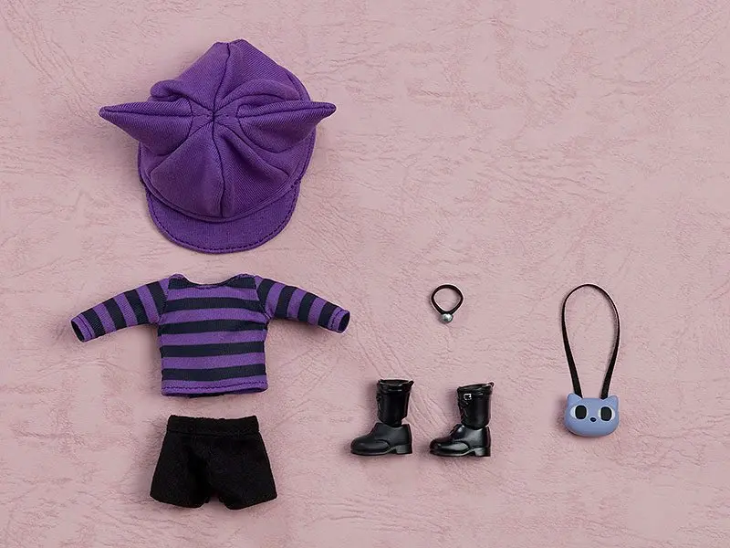 Original Character Parts for Nendoroid Doll Figures Outfit Set: Cat-Themed Outfit (Purple) termékfotó