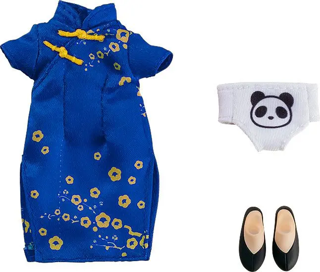 Original Character Parts for Nendoroid Doll Figures Outfit Set: Chinese Dress (Blue) termékfotó