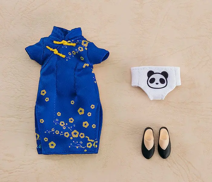 Original Character Parts for Nendoroid Doll Figures Outfit Set: Chinese Dress (Blue) termékfotó