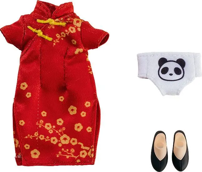 Original Character Parts for Nendoroid Doll Figures Outfit Set: Chinese Dress (Red) termékfotó