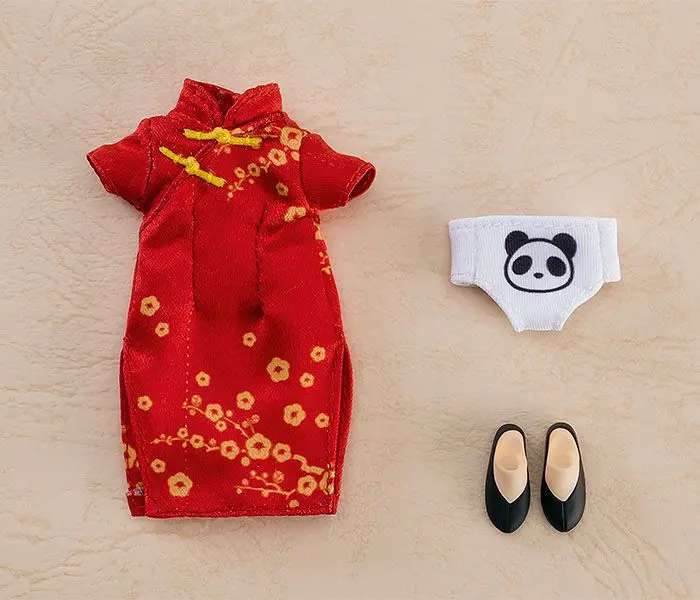 Original Character Parts for Nendoroid Doll Figures Outfit Set: Chinese Dress (Red) termékfotó