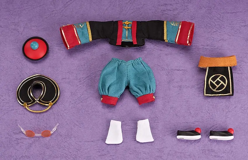 Original Character Parts for Nendoroid Doll Figures Outfit Set: Chinese-Style Jiangshi Twins (Garlic) termékfotó