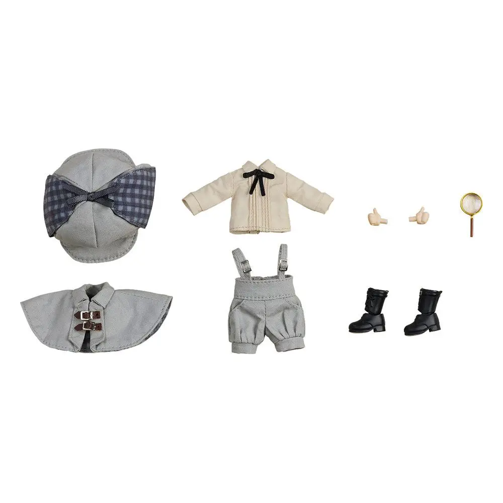 Original Character Parts for Nendoroid Doll Figures Outfit Set Detective - Boy (Gray) termékfotó